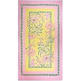 Lilly Pulitzer Oversized Pool/Beach Towel, 40 x 70, Large Terry Cloth Towel for Adults, Tropical Oasis