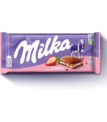 3 Milka Milkinis Cream Filled Alpine Milk Chocolate Sticks – 88g Box, Polish Import