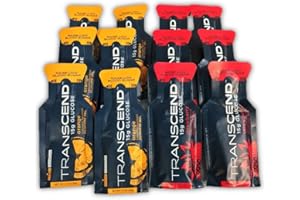 First Aid Global Transcend 15g Glucose Gel - Orange & Strawberry Assortment (12)