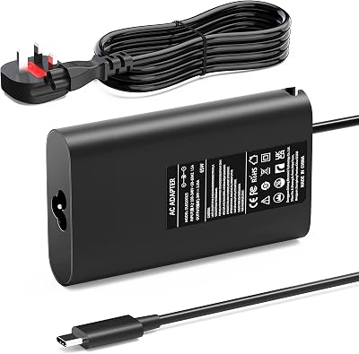 VUOHOEG 65W USB C Laptop Charger for HP Spectre Elite x360 ProBook Envy