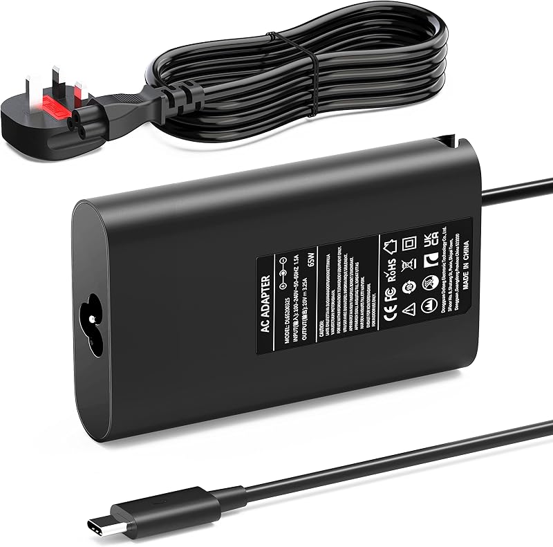 VUOHOEG 65W USB C Laptop Charger for HP Spectre Elite x360 ProBook Envy