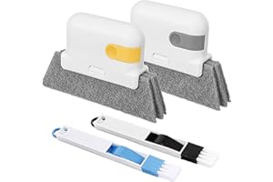 Window Track Cleaner,Hand-Held Window Track Cleaner Brushes Tools Set of 4 | Window Track Cleaning Brush, Window Groove Clean