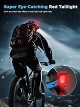 Smiling Shark 2 Pack Head Lamp LED Rechargeable 6 Modes 270° Wide Beam view 4