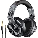 OneOdio A70 Bluetooth Over Ear Headphones, Studio Headphones with Shareport, Foldable, Wired and Wireless Professional Monito
