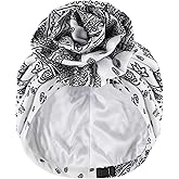 Babalet Turbans for Women Pre Tied 3D Flower Knot Head Wraps Paisley Headwear Cap Boho Fashion Beanie Cancer Chemo Bonnet