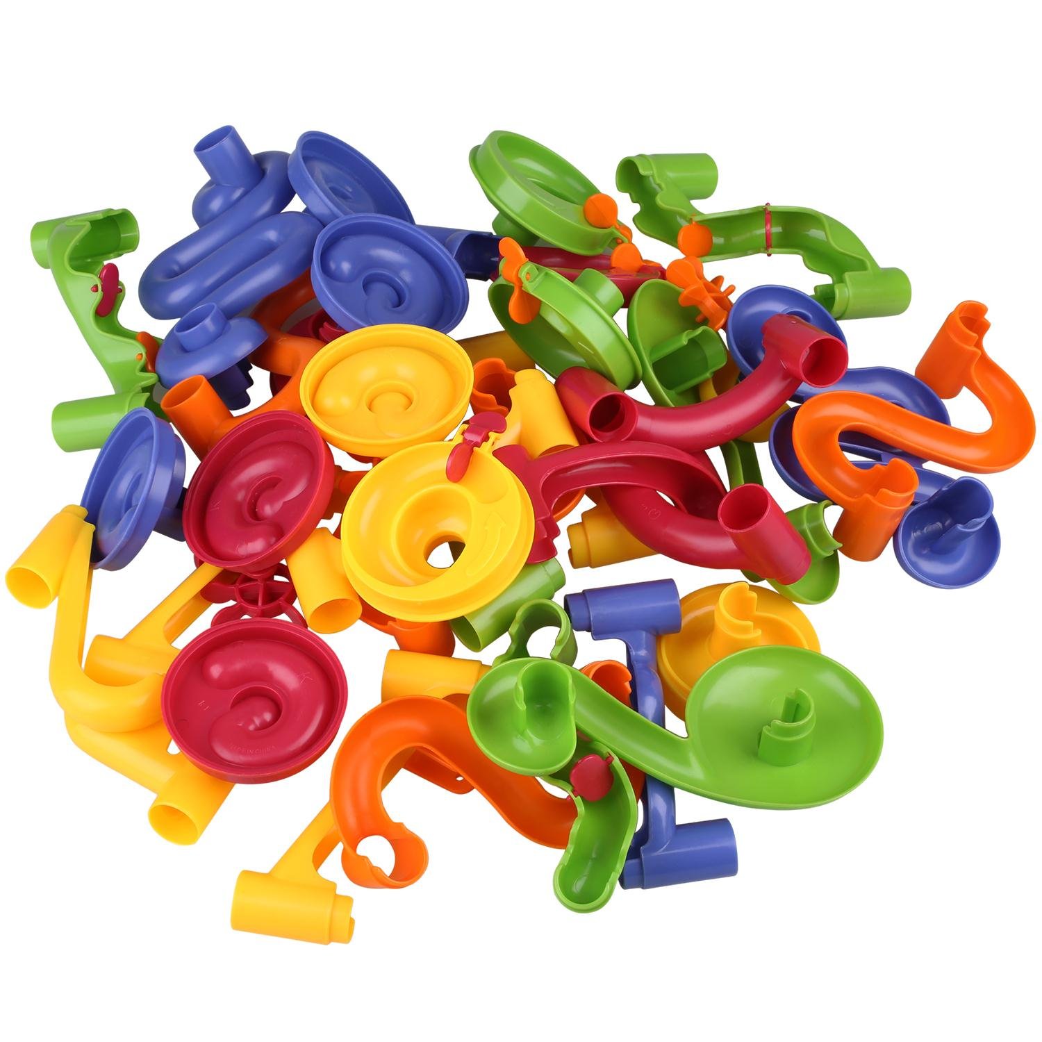 Peradix Set Pista per Biglie Marble Run da Costruire Giocattolo Educativo Gioco Familiare Fai da Te Amazon Giochi e giocattoli
