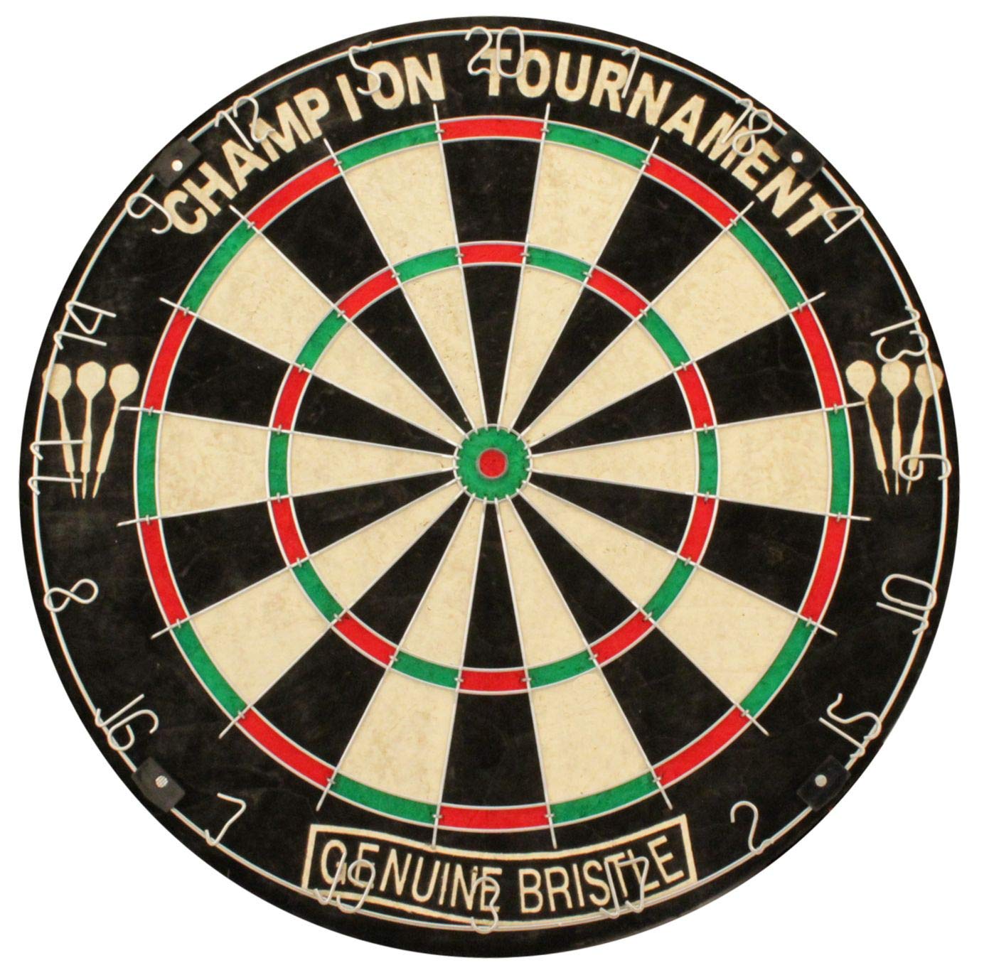Schreuders Sport Unisex Adult Abbey Classic Dartboard, Sisal - Black/Red/Green, Universal