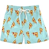 Rainbow Ice Cream Drip Boys Swim Trunks Toddler Beach Board Shorts Quick Dry Kids Swimwear Bathing Suits 2T