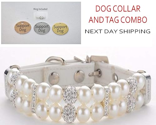 pearl dog collar