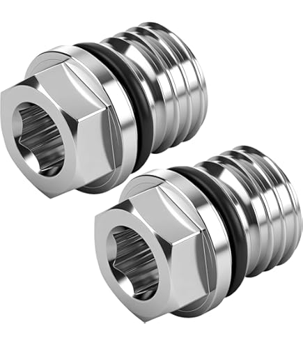 Amazon.com: Kawasaki Genuine 92066-0774 & 670D2016 Oil Drain Plug