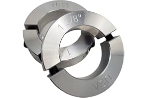 Coastal Shaft Collars - 1.375" Bore Diameter - Clamping Two Piece Shaft Collar - 2024 Aluminum (2 Pack)