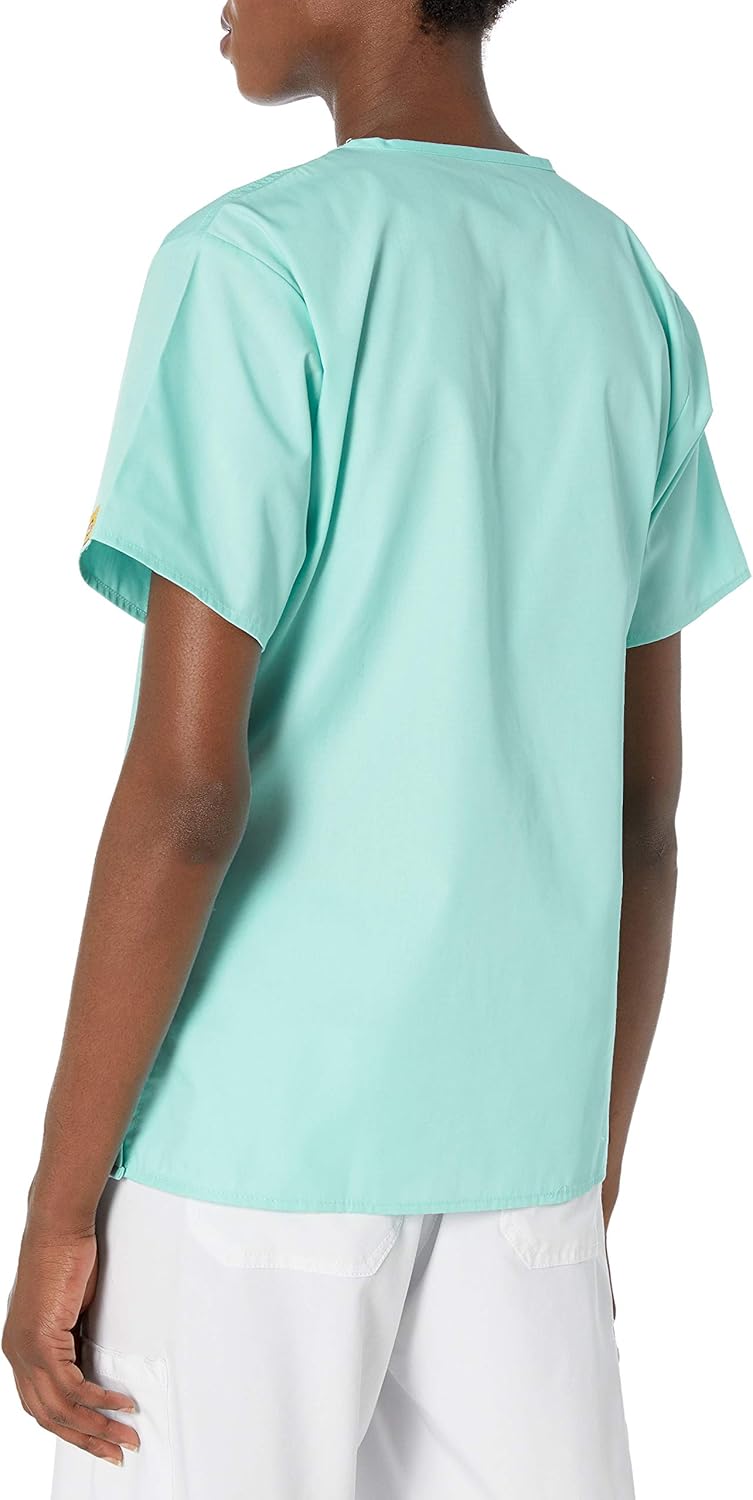 WonderWink Women's Plus Size Scrubs Bravo 5-Pocket V-Neck Top: Medical Scrubs Shirts: Clothing