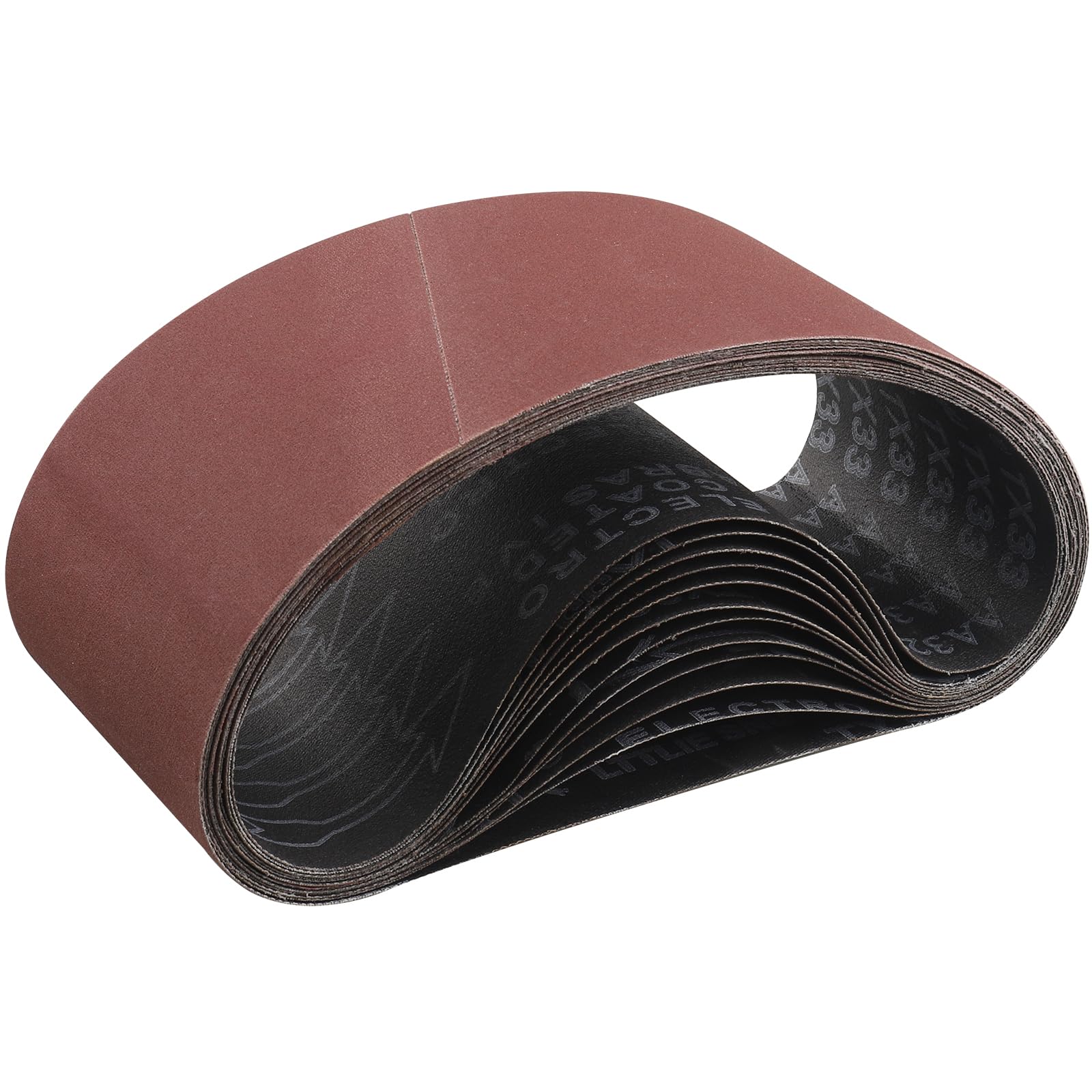 STEBRUAM Sanding Belt 100 x 560 mm,12PCS 320 Grit