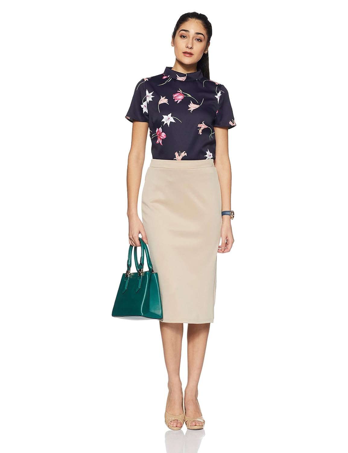 and women's knee-long skirt