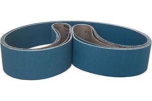 ABRASIVE RESOURCE STARCKE Premium 2-1/4-Inch x 80-Inch Aluminum Oxide Abrasive Belt | for Metal, Car Restoration, Wood, Composites, and Paint (80 Grit, 5 Pack)