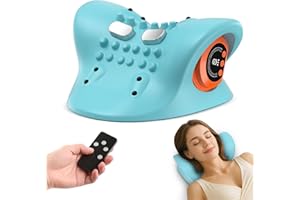 HarrFlow Neck Massager 2025 New Upgrade 3 in 1 Portable Massager with Heat &Comfortable Stretching–Adjustable Intensity for Neck & Shoulder Relaxation at Home,Office,Travel