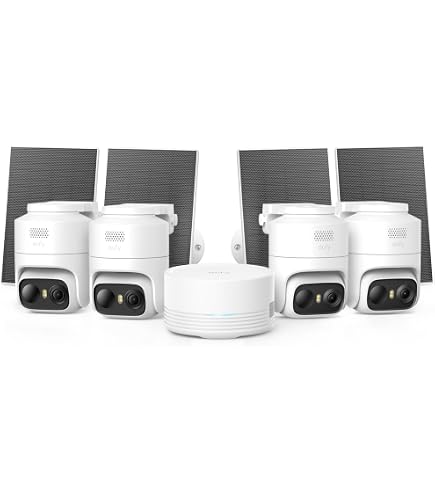 Amazon.com : eufy Security S220 SoloCam 4-Cam Pack with Homebase 3