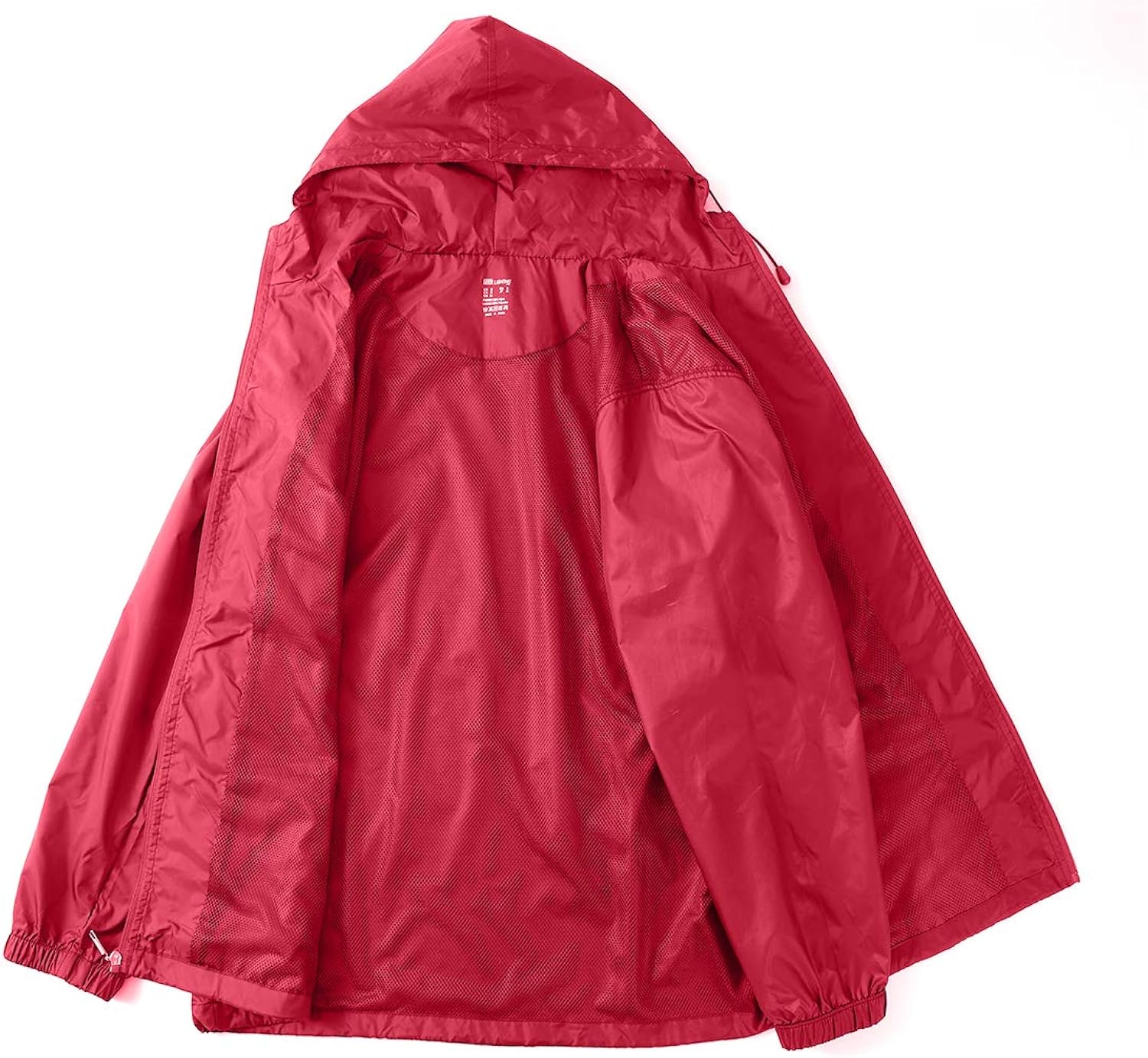 SWISSWELL Waterproof Windbreaker Rain Jacket Mens Lightweight Hooded Raincoat at  Men’s Clothing store