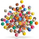 Bedwina 250-Pack 1-Inch Hi-Bounce Rubber Bouncy Balls - Assorted Color Mix | Colorful Assortment for Party Favors, Goodie Bags, Treasure Boxes, Classroom Rewards, Carnival Prizes &amp; Everyday Play