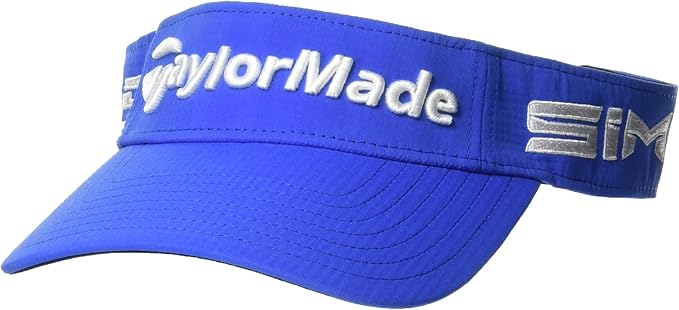 Amazon テーラーメイドゴルフ バイザー メンズ ロイヤル フリー 帽子 通販