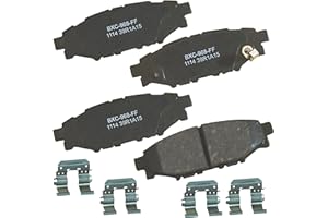 Bendix Premium SBC1114 Ceramic Rear Brake Pads for Select Models Scion FR-S, Subaru BRZ, Crosstrek, Forester, Impreza, Legacy, Outback, WRX, XV, XV Crosstrek