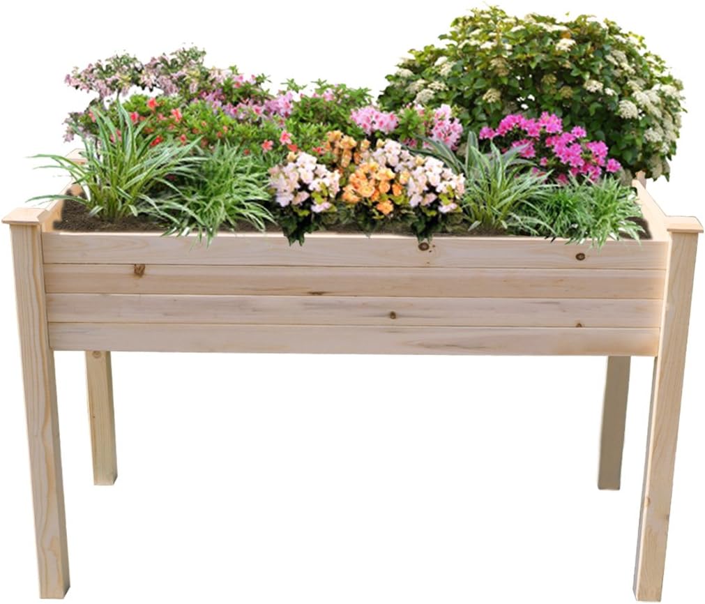 Best Cedar Elevated Garden Bed Planter