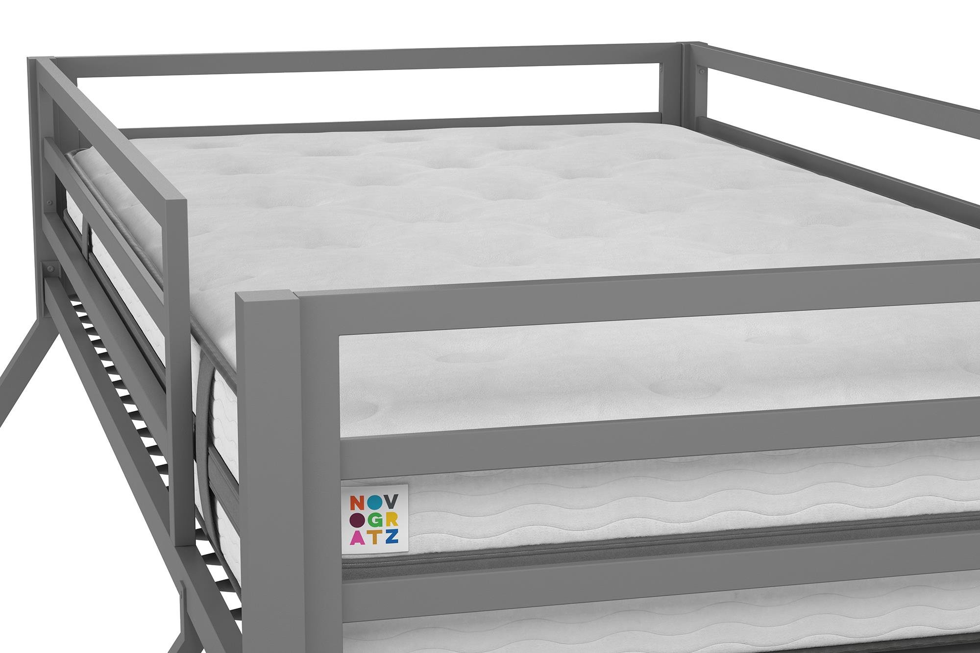 Novogratz 4146429N Maxwell Metal Bunk Bed, Twin over Full Pricepulse