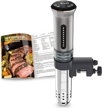 KitchenBoss Sous Vide Cooker 1100W Ultra-Quiet Stainless Steel G300