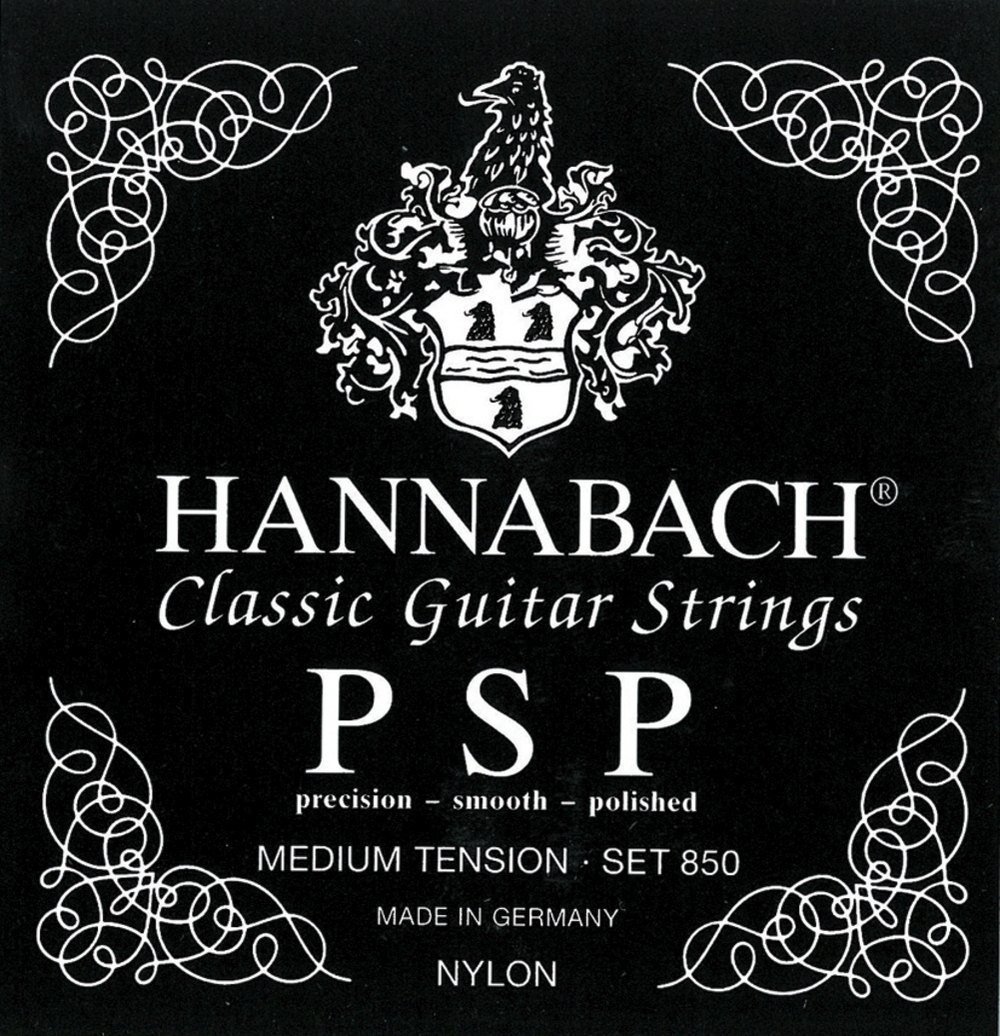 Hannabach Klassikgitarrensaiten Serie 850 Medium Tension PSP - H/B2