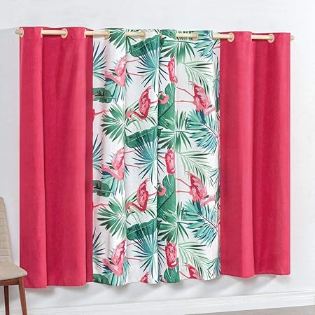 cortina forest flamingo 2 00m x 1 70m