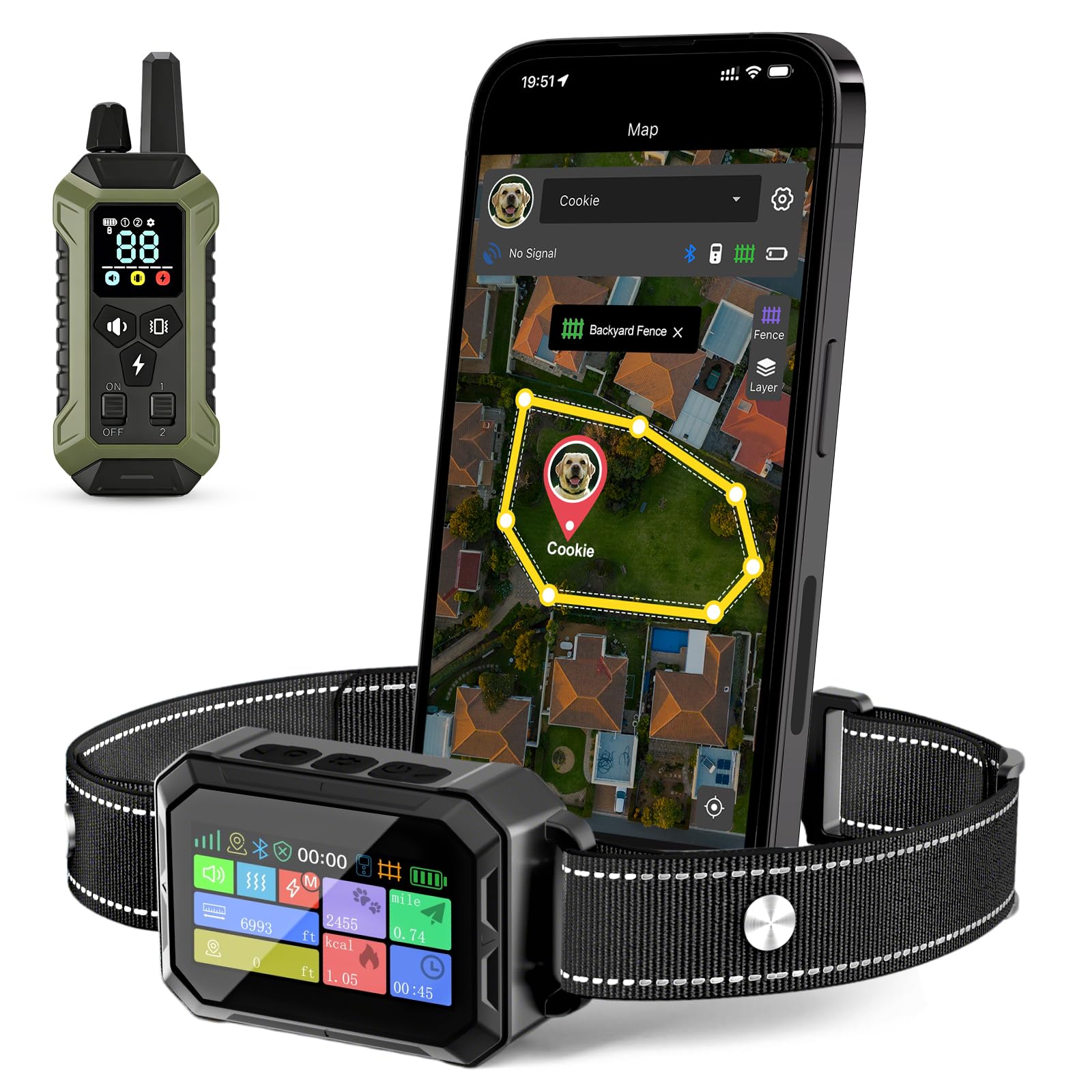 Photo 1 of GPS Wireless Dog Fence System - Electric Training Collar with Free App for Dogs