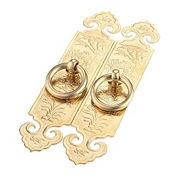 Antique Ring Pull with Plate, Yetaha 2PCS