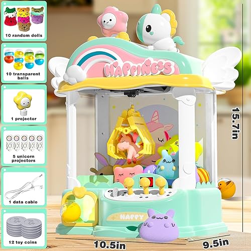 Kids Claw Machine for Boys Girls 16 Inch Unicorn Toys for Kids