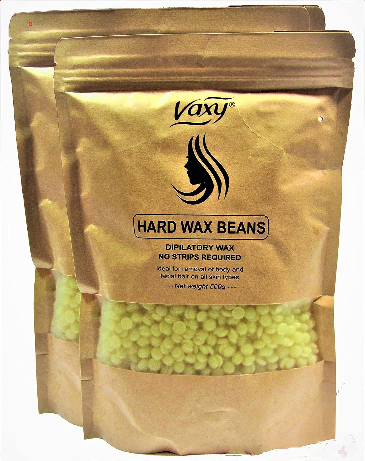 Wax Beans - Hard Wax Beans - Yellow Wax Beans- For Painless Wax for Bikini, Arms, Legs, Armpit with different Flavour by Vaxy(Lemon Beads 1Kg)