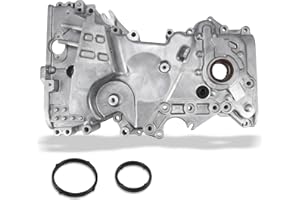 AULINK M574 21350-2E740 Timing Chain Cover Oil Pump 2.0L For Kia Forte 2017-2020,For Hyundai Elantra 2017-2020,For Hyundai Kona 2018-2021,For Hyundai Veloster 2019-2021,Replace # 213502E700 213502E601
