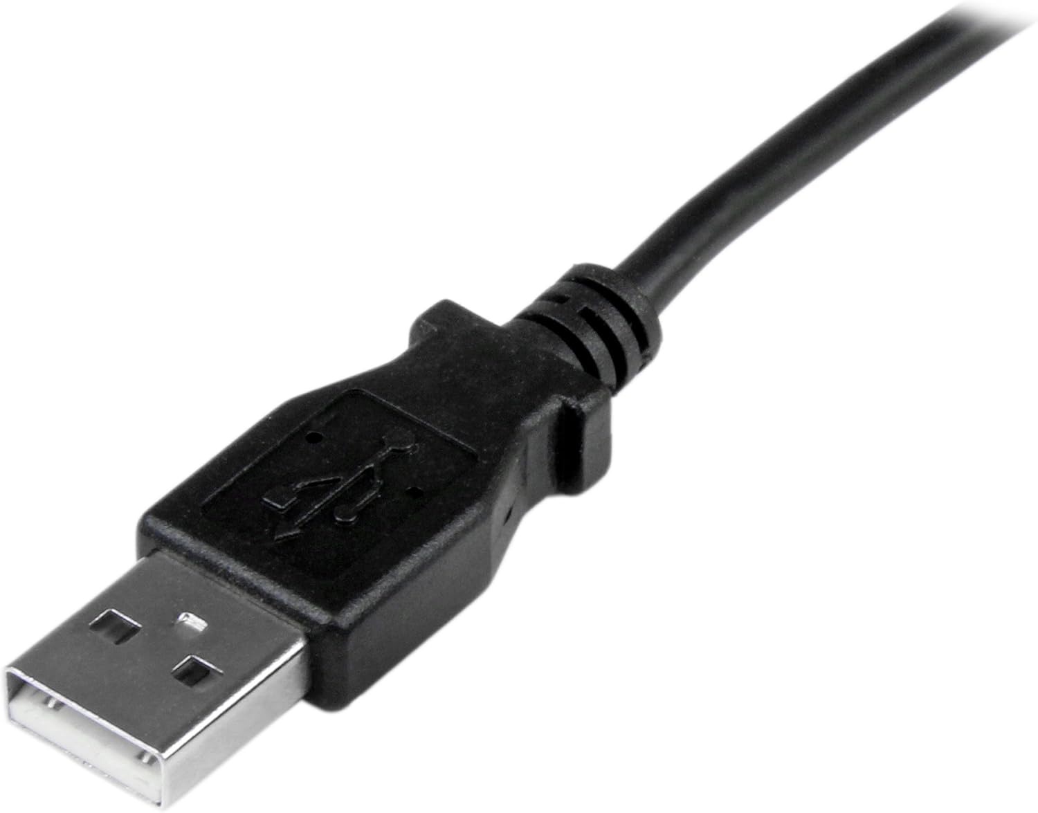 1m Mini USB Cable - A to Up Angle Mini B, Black, 3 ft/1 m - Image 4
