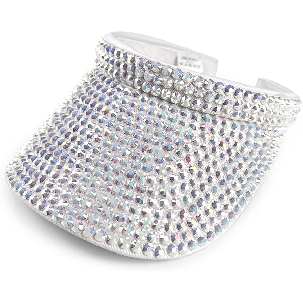 Bling Visor with Rhinestone Sun Hats Women display picture 2