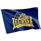 Desert Cactus Drexel University DU Flag - 3 x 5 Feet Dragons Banner, Indoor/Outdoor Durable Fabric, 100% Polyester Design (Style 2)