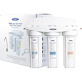 Crystal Quest - Voyager Triple Inline Multistage Plus Water Filter System with Wall Mount - Filters 10,000 Gallons