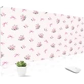Stanoha Leather Desk Mat for Keyboard, Extra Large Mouse Pad, Bow Rose | Office Desktop Mat, Cute Desk Top Computer Deskmat, XL, XXL, Long, Aesthetic, Modern Design, for Women, Girls, 31.5"x15.7"