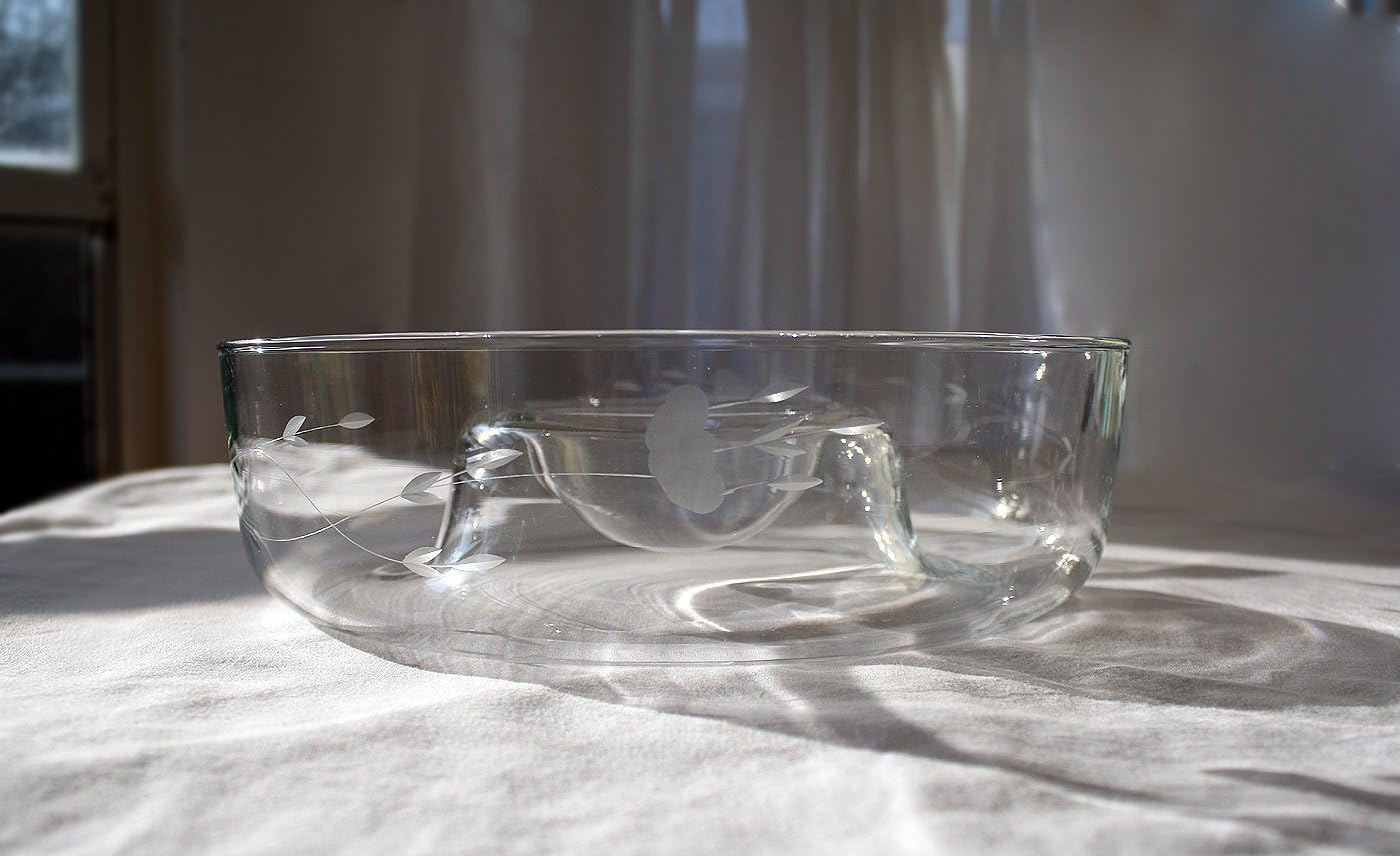 Princess House Crystal Chip N Dip Bowl