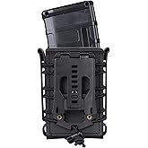 IDOGEAR Belt Magazine Pouch 5.56 Belt Clip Mag Pouches 7.62mm Softshell Rifle Mag Carrier for Belt M4/AR/AK Rifle Magazines