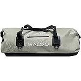 Malo’o Waterproof Dry Duffel, Heavy-Duty Roll Top Waterproof Gear Bag with Shoulder Strap & Molle Loops, Marine Duffel for Kayaking, Boating, Camping, Beach & Travel, Grey, 100L
