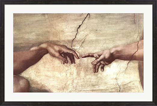 Antiquitaten Kunst Michelangelo S Sistine Chapel Creation Wall Sculpture Hands Pair Wall Plaque Kunstskulpturen Barapolerafting In