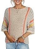 Dokotoo Womens Sweaters Fall 2025 Crewneck Bell 3/4