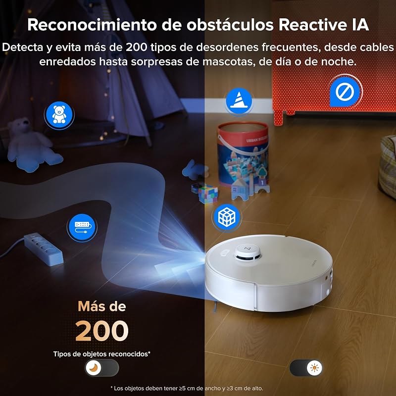 Qrevo Curv 2 Flow Robot Aspirador Succión Extrema de 20000 Pa