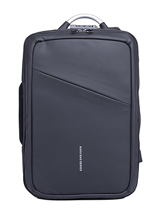 MUFUBU Presents Laptop Backpack with Anti Theft Lock and USB Port - Color Black