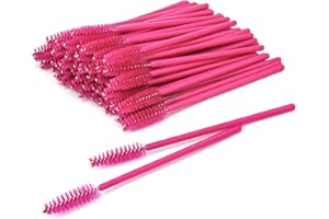 GreenLife® 50 pcs Multicolor Disposable Eyelash Brush Mascara Wands Applicator Eyebrow Wands Makeup Brush Kits Eyelash Extens