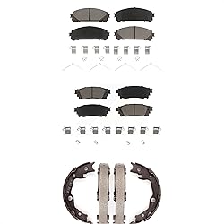 Transit Auto Front Rear Ceramic Brake Pads And