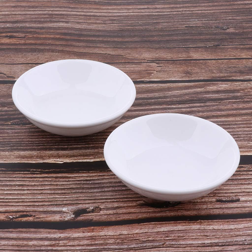 Oil Lamps & Accessories - TMENG 2 Pcs 3.8 Inch Round Replacement Ceramic Dish for Electric Burner Warmer,Lamp Wax Tart Oil Warmer Round